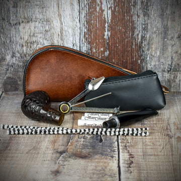 Smoke-King Pipe Smoker's Starter Kit - Brown Leather Pouch - Image 3