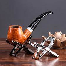 Smoke-King Pipe Smoker's Starter Kit - Brown Leather Pouch