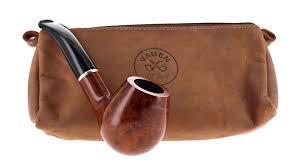 Smoke-King Pipe Smoker's Starter Kit - Brown Leather Pouch